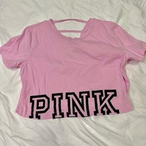 PINK CROP TOP